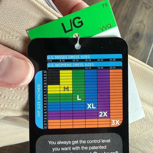 Bali Tummy Solutions Shapewear Brief Nude High Waist Seamless X245 Large NWT - Picture 3 of 5